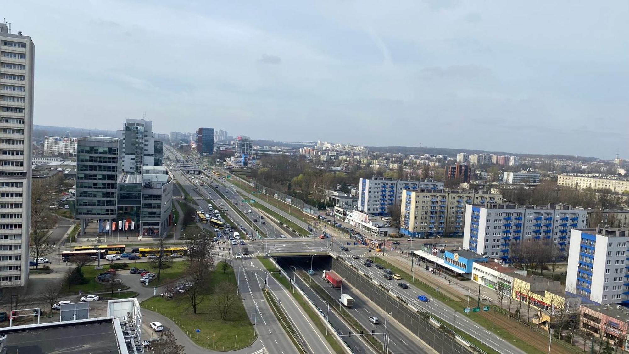 Nicestaypoland Z Widokiem Katowice Kültér fotó